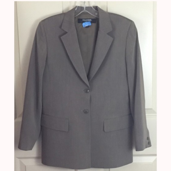 Emanuel Ungaro Gray Brown Pants Suit - Picture 1 of 4